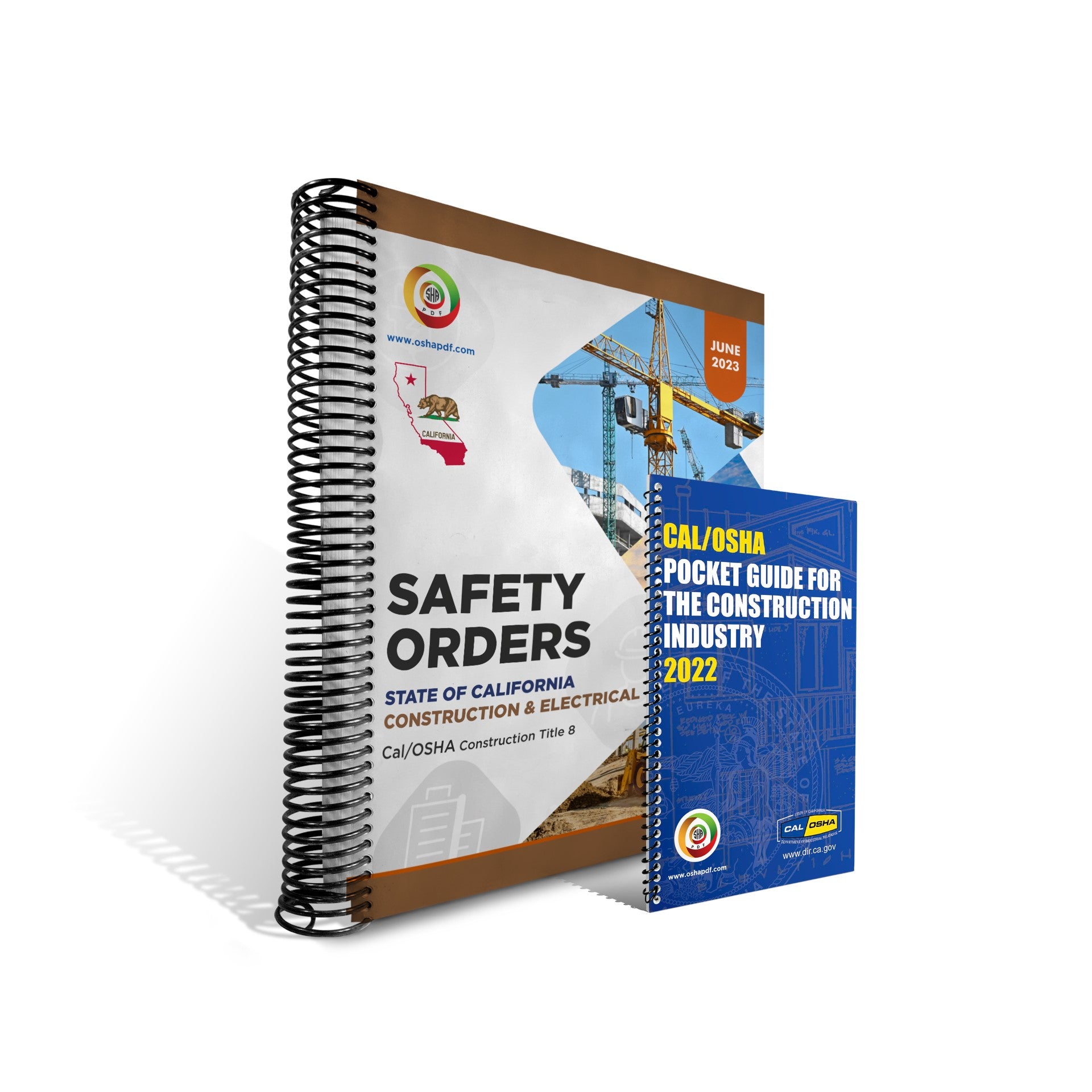 Cal/OSHA Construction Industry June 2023 Book and Pocket Guide Combo
