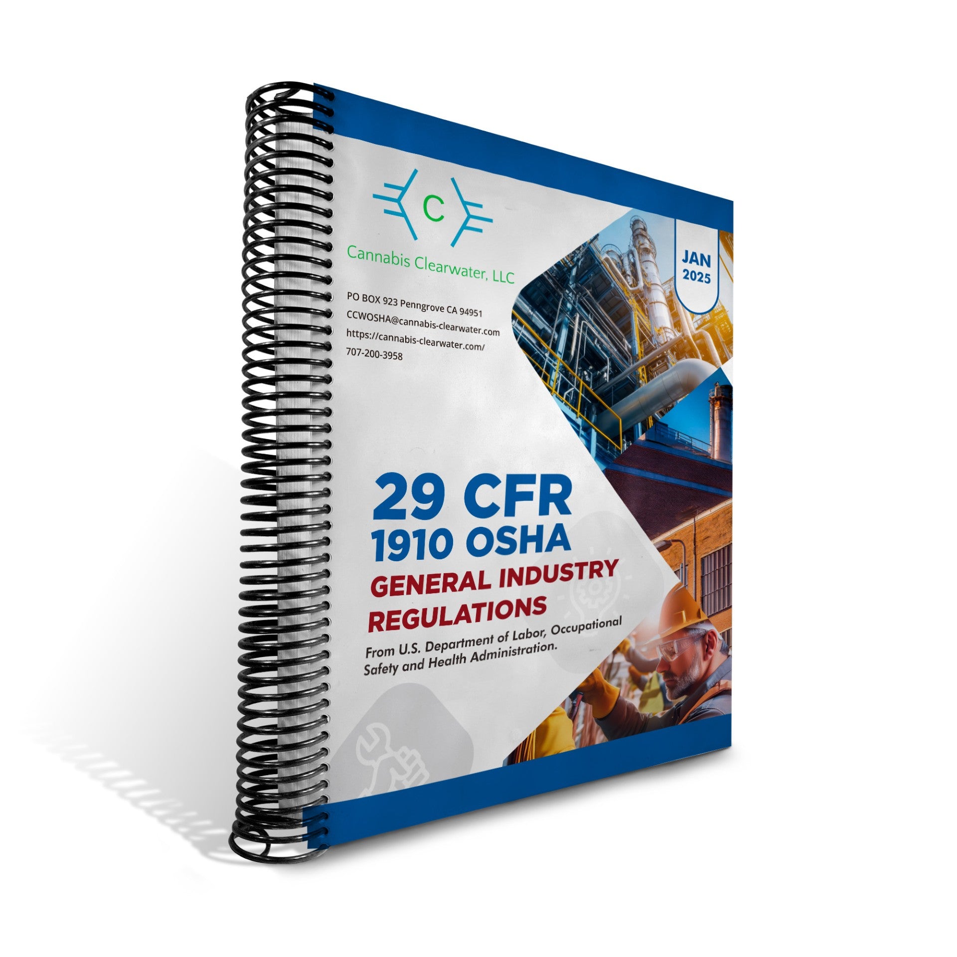 OSHA 1910 General Industry January 2025 Book - Cannabis Clearwater