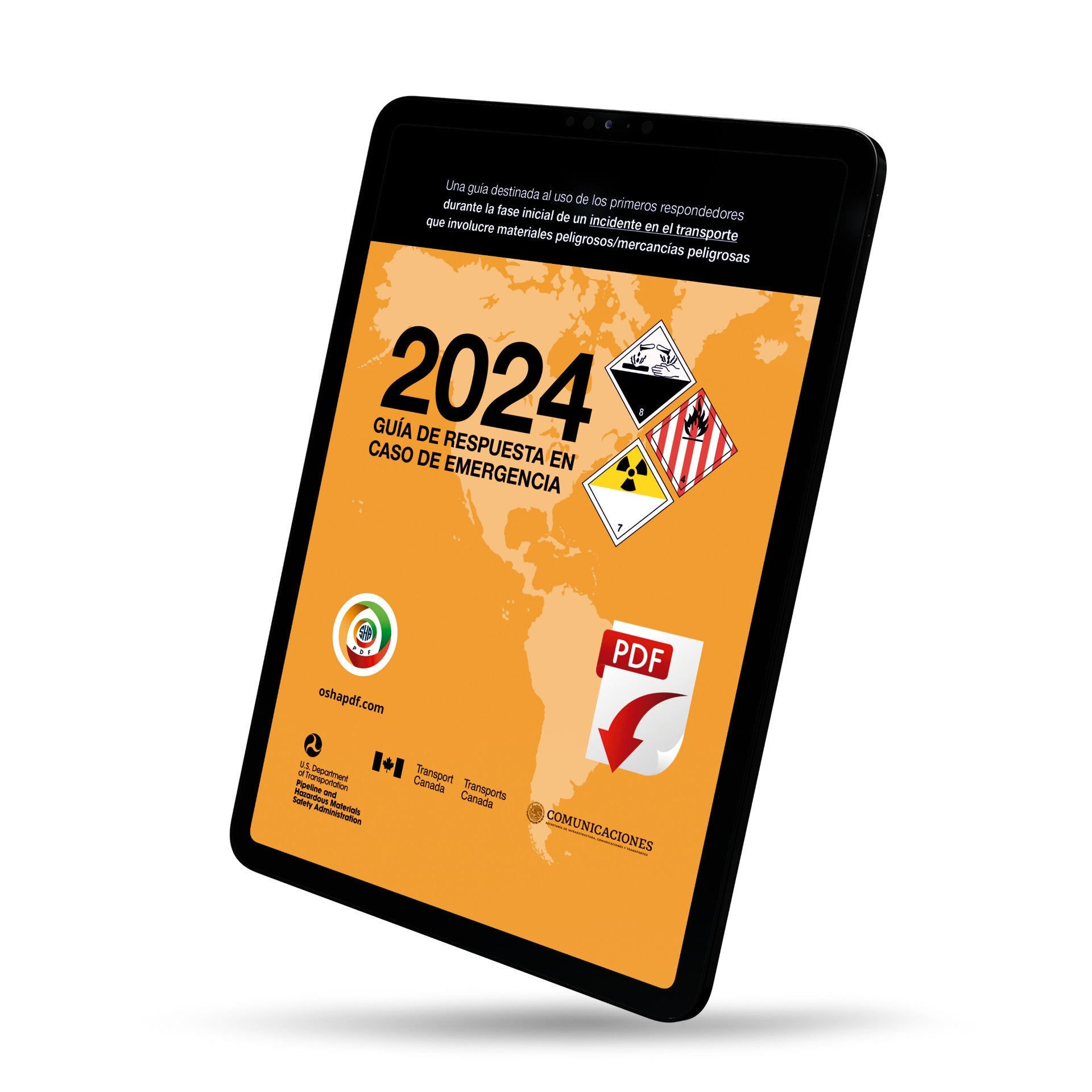 Spanish 2024 Emergency Response Guide (ERG)