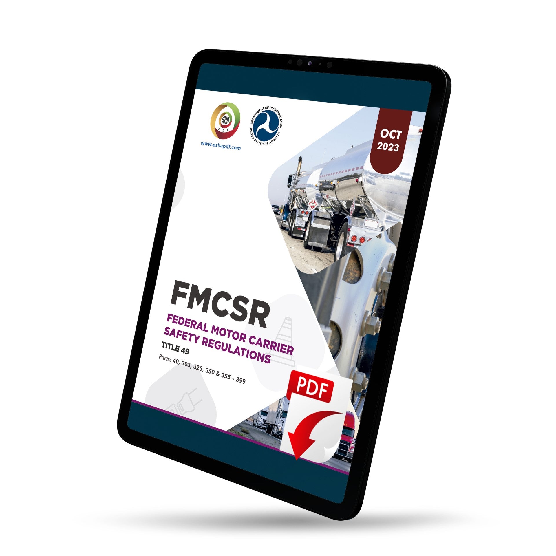 Federal Motor Carrier Safety Regulations (FMCSR) October 2023