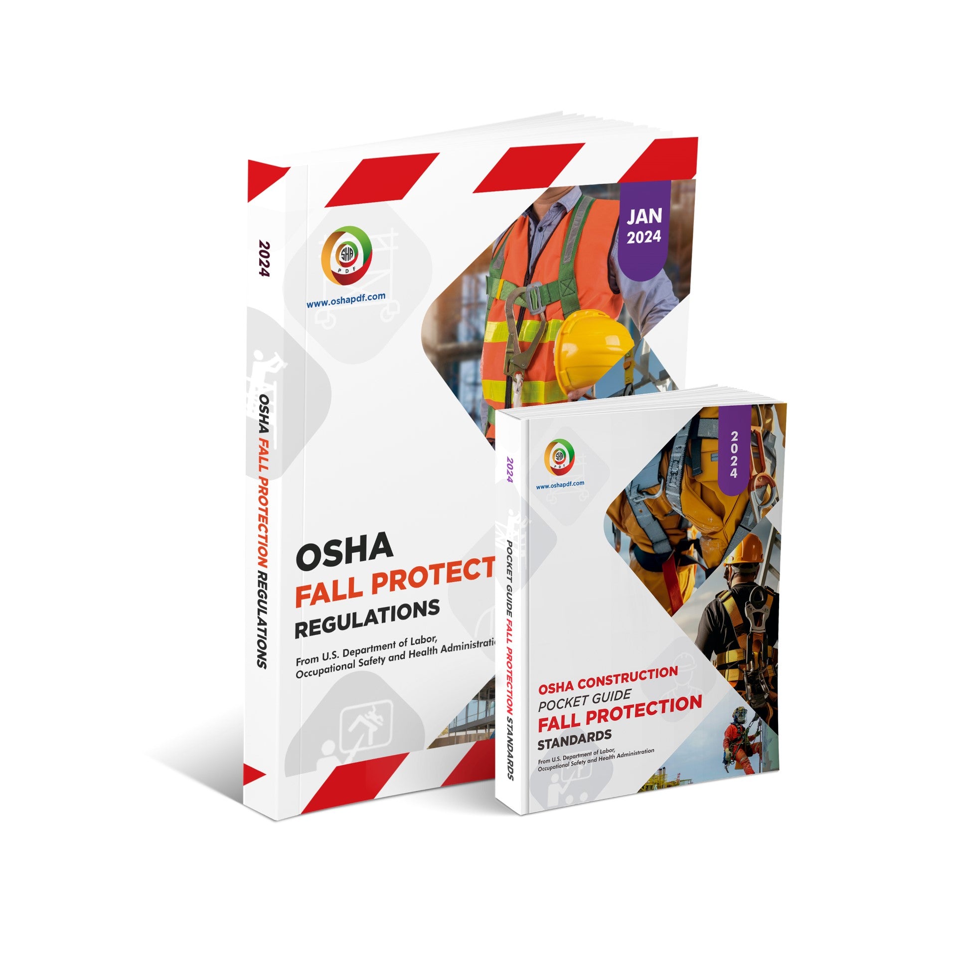 Fall Protection Regulations 2024 Book and Pocket Guide Combo