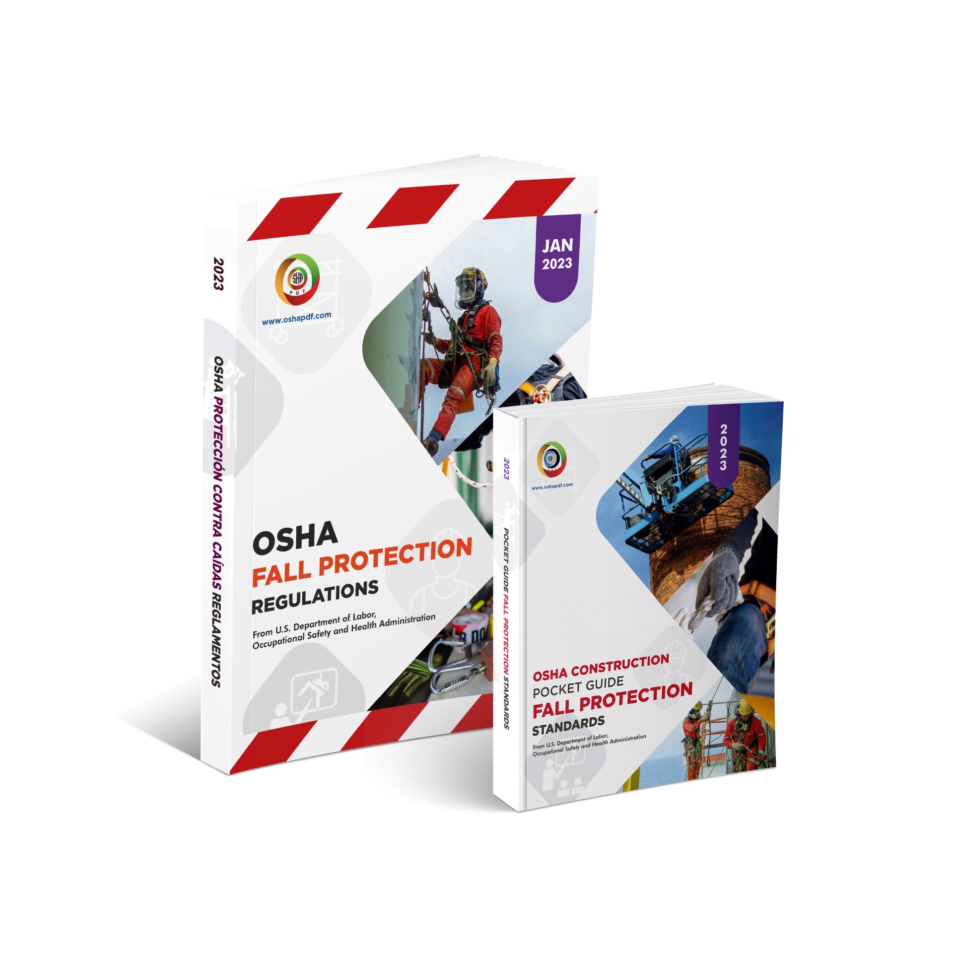 Fall Protection Regulations 2023 Book and Pocket Guide Combo