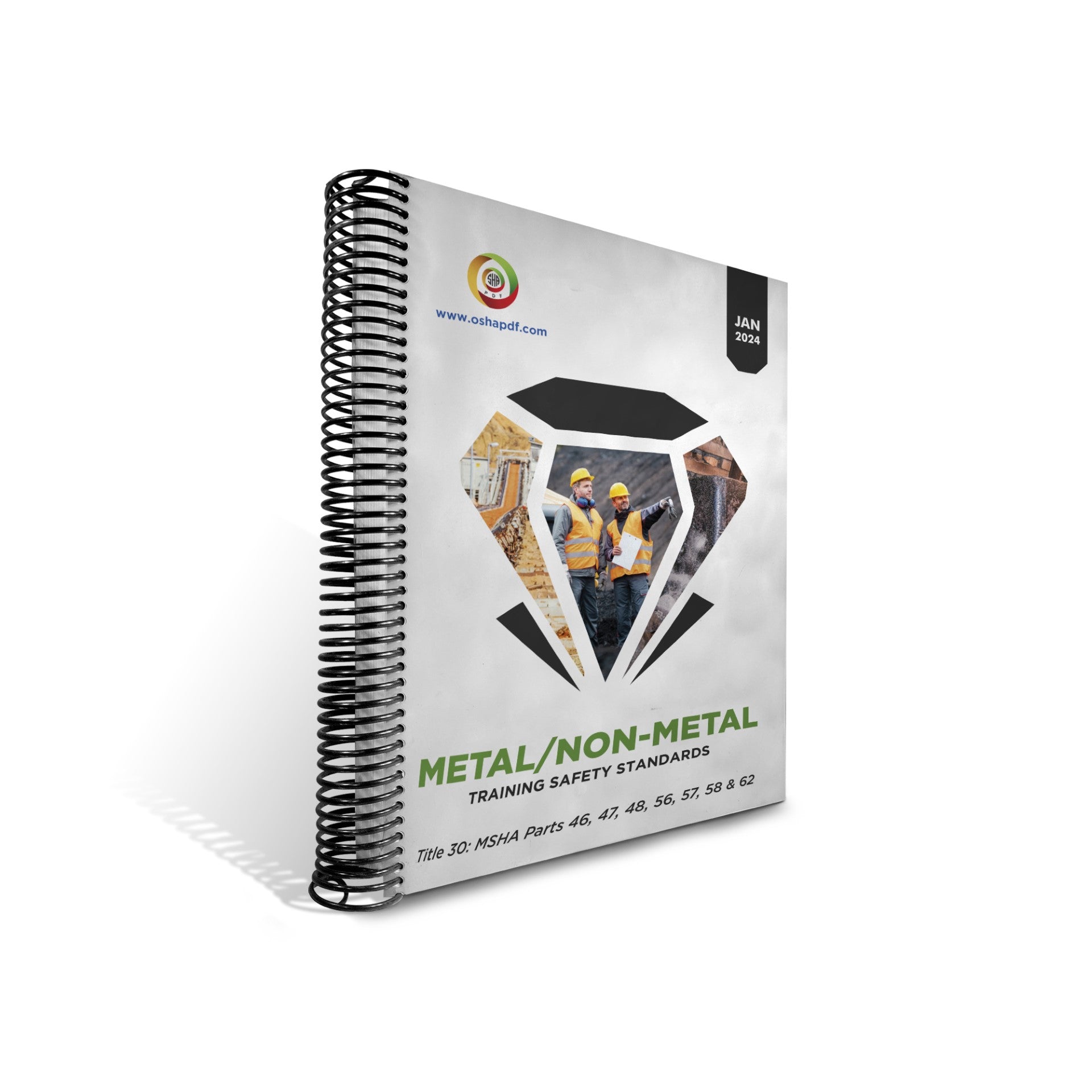 MSHA Training Safety Standards Pocket Guide January 2024 Spiral bound