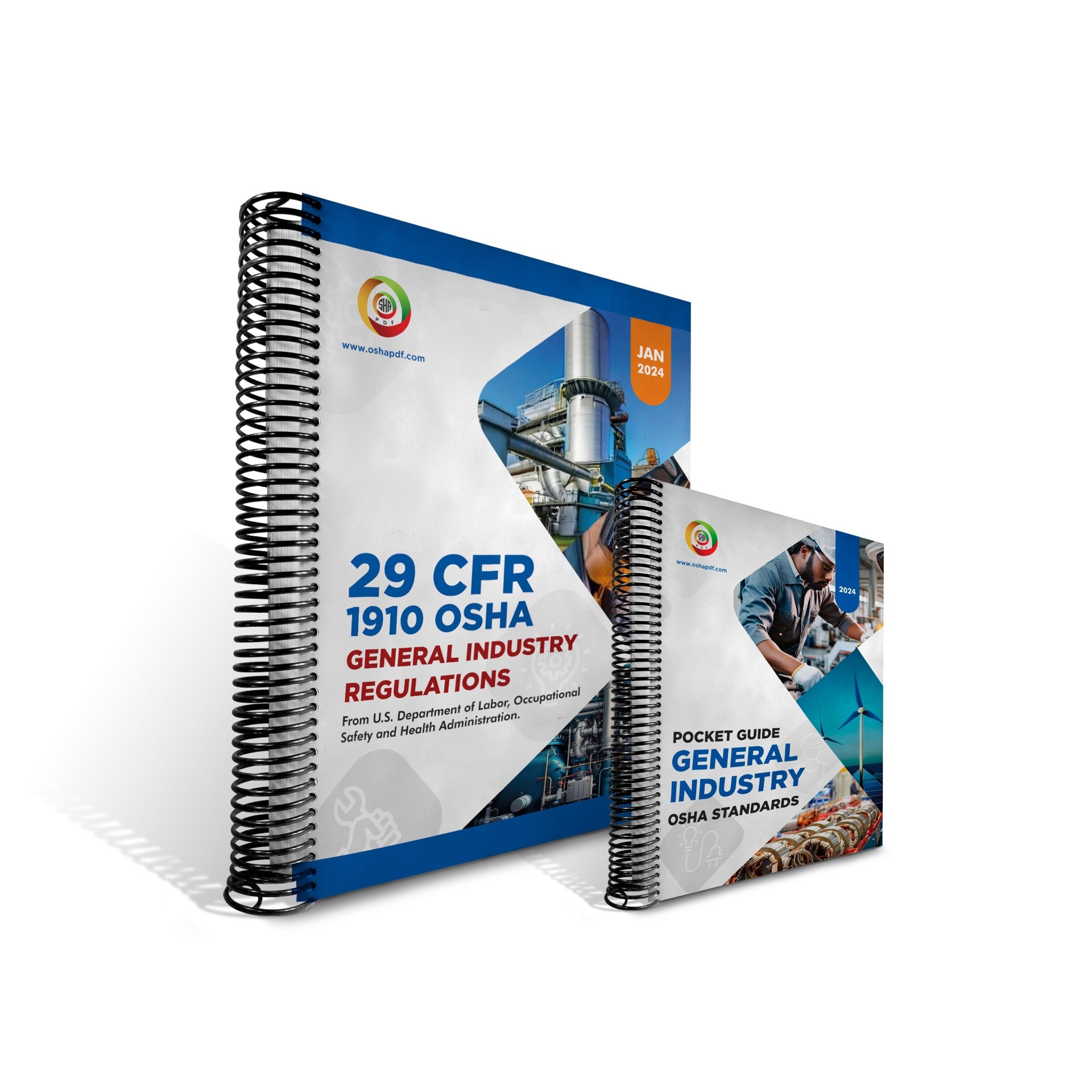 OSHA 29 CFR 1910 Book & Pocket Guide Combo January 2024 spiral bound