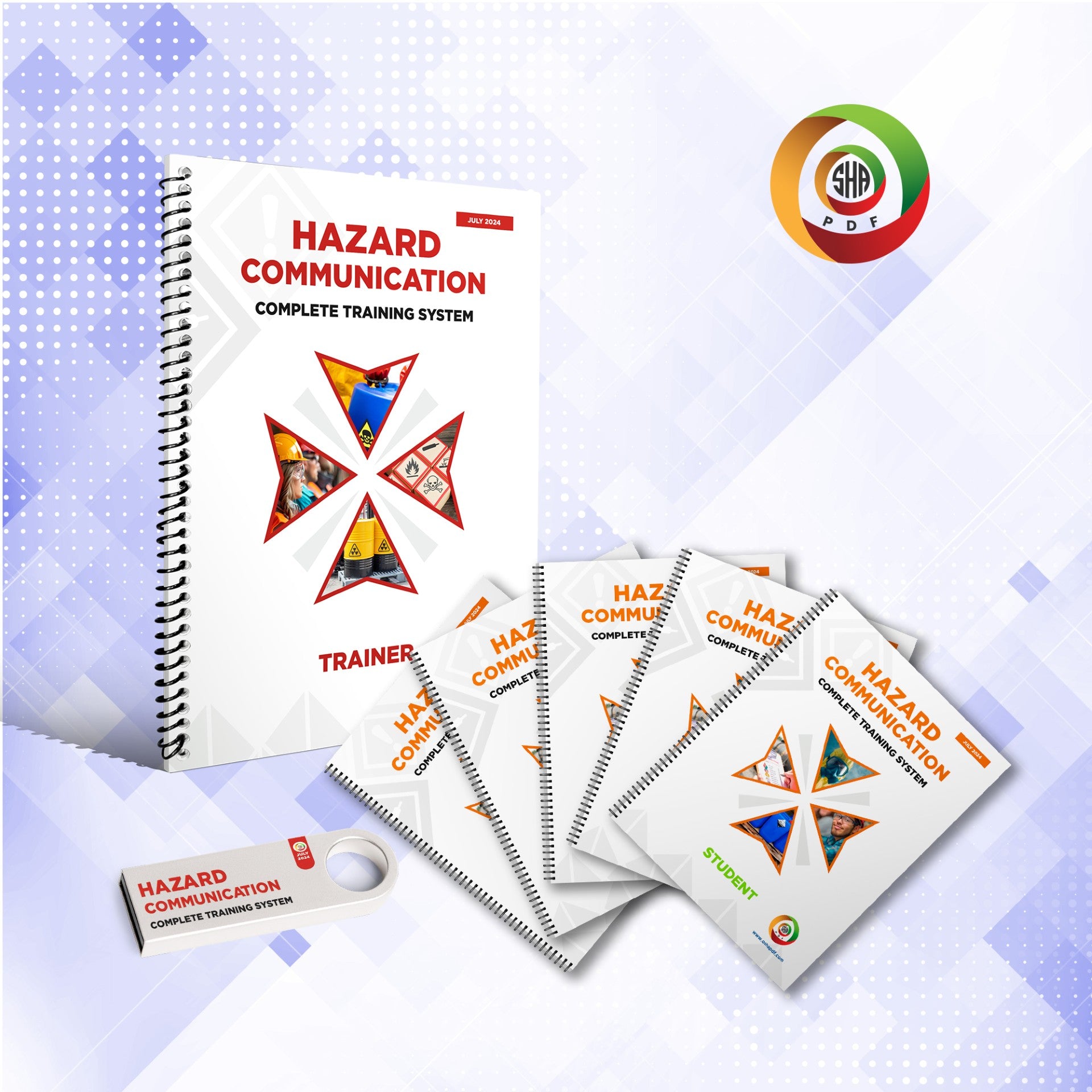 Hazcom Program Binder HazCom Training Package - English and Spanish