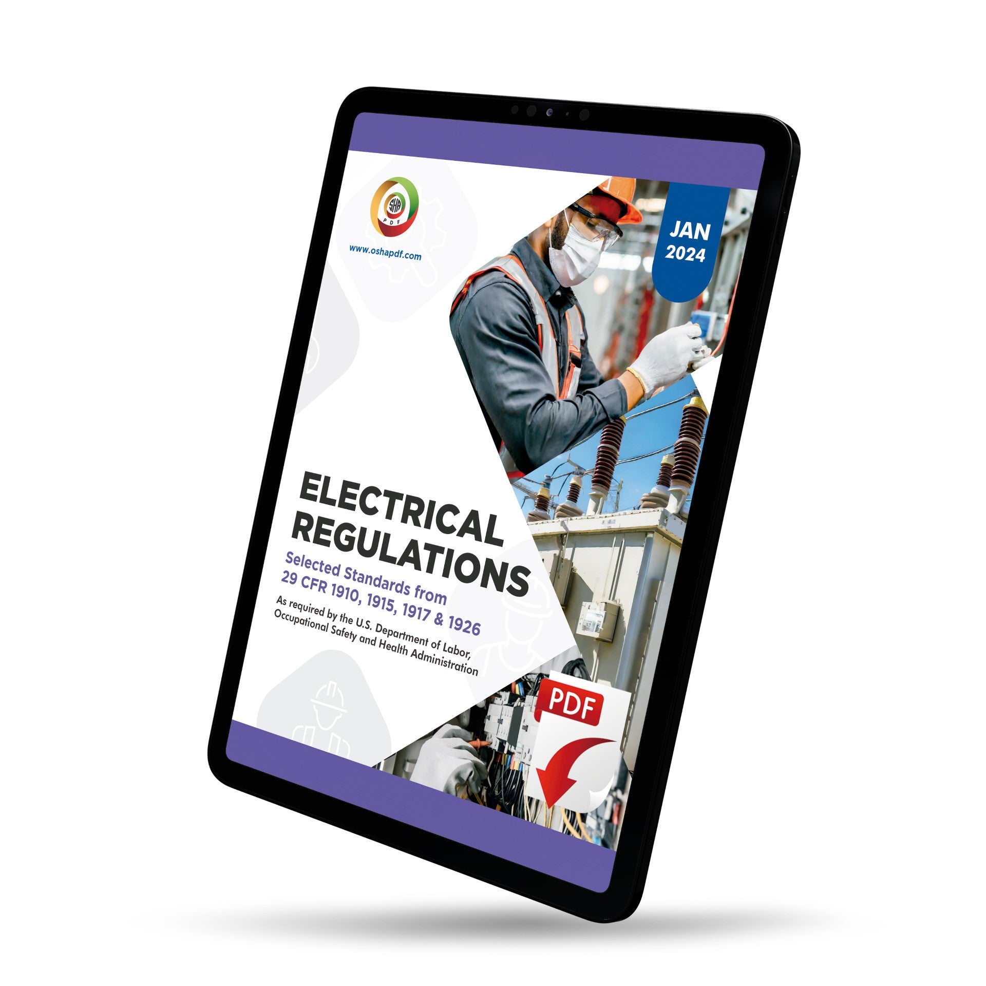 Osha Electrical Regulations​​ PDF January 2024