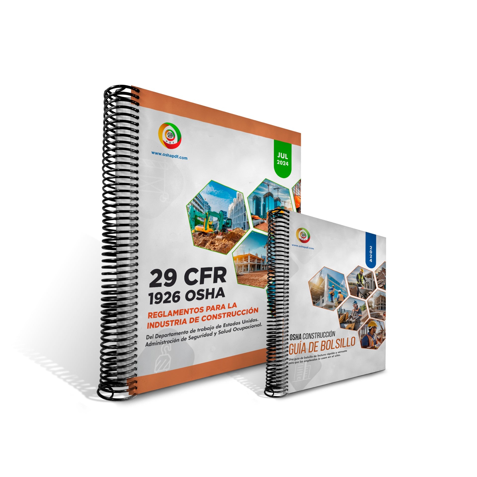 Spanish 29 CFR 1926 OSHA Spiral Book and Pocket Guide