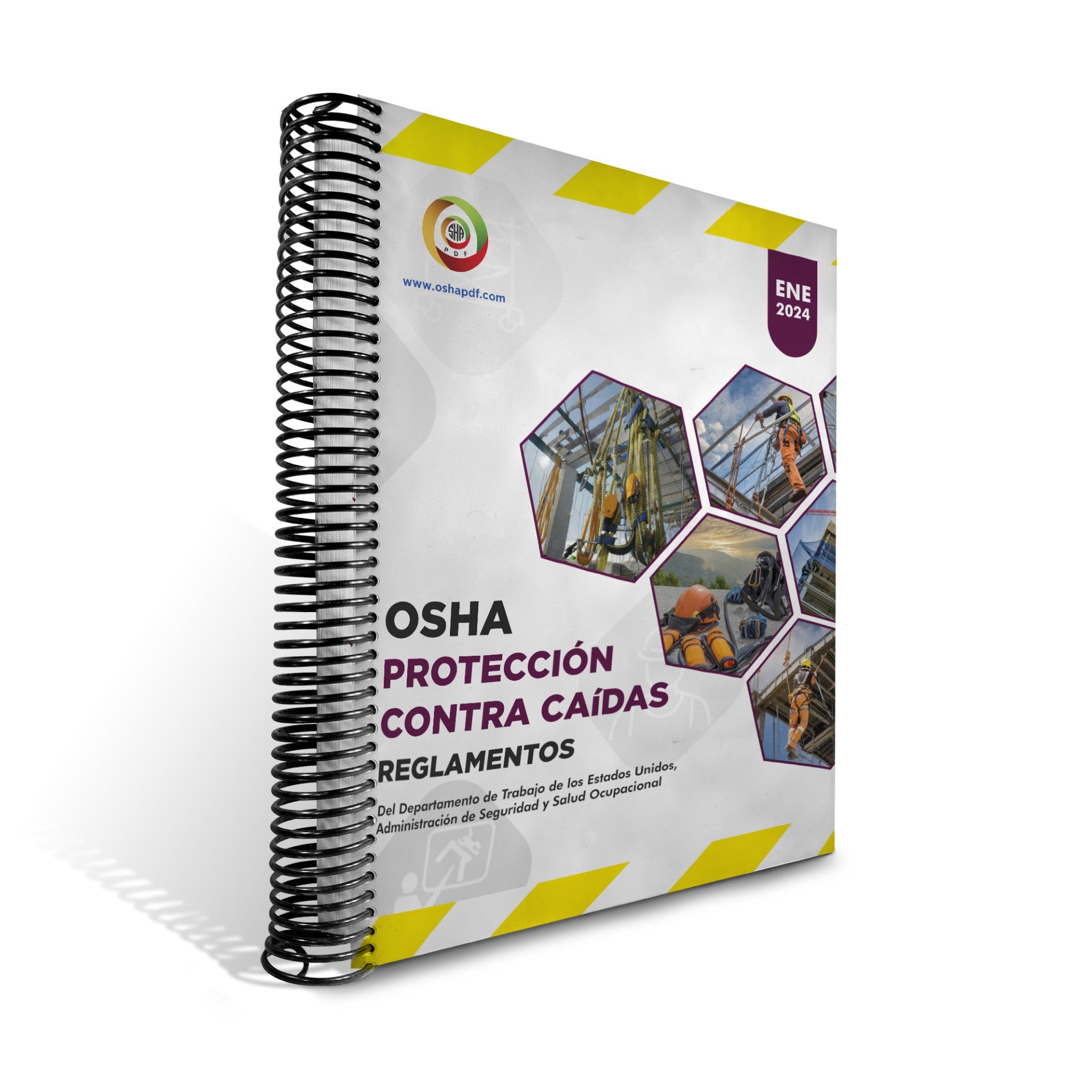 Spanish OSHA Fall Protection Regulations spiral bound January 2024 