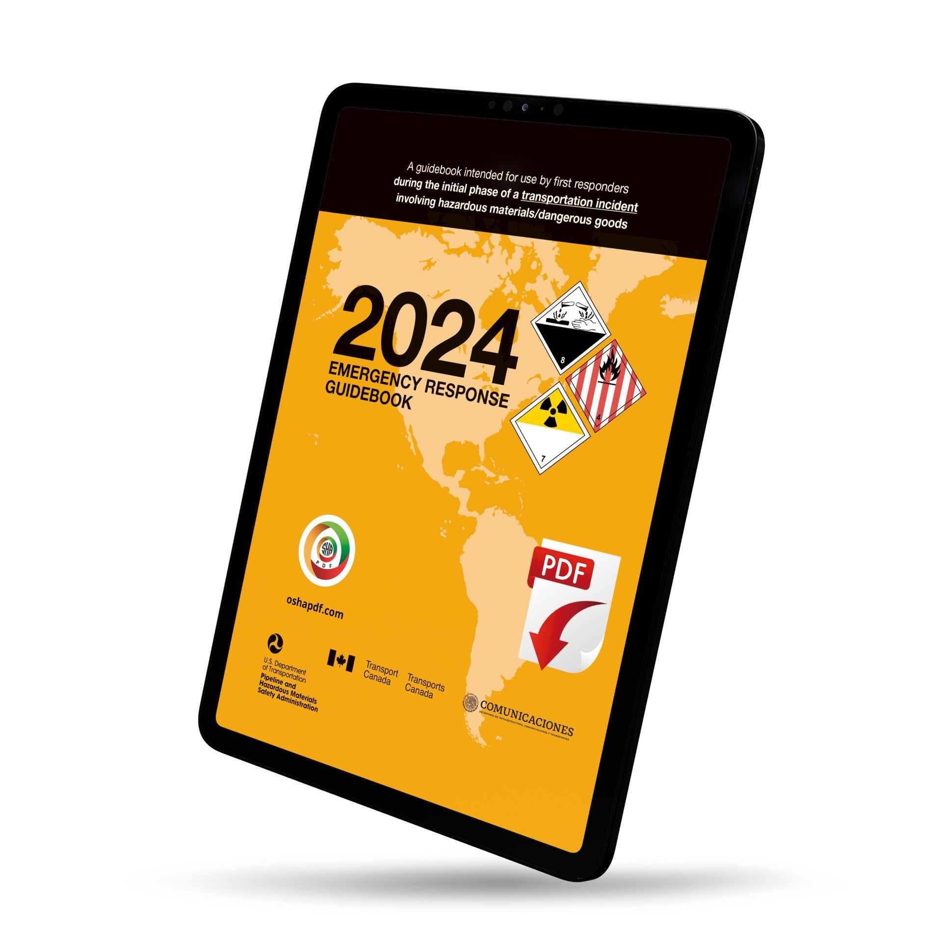 emergency response guidebook 2024 pdf​