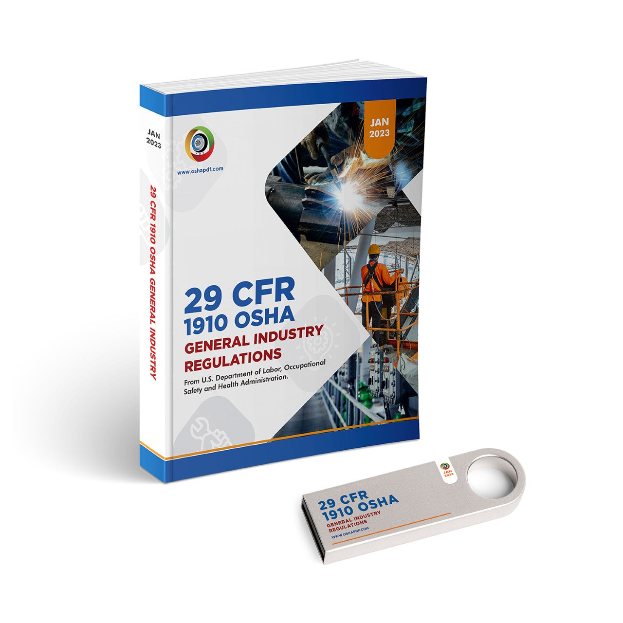 OSHA 1910 General Industry January 2023 Book and USB