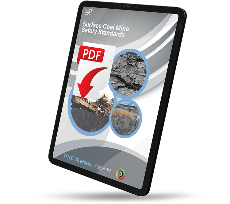 Surface Coal Mine Safety Standards Pocket Guide - Title 30 Part 77 - October 2021