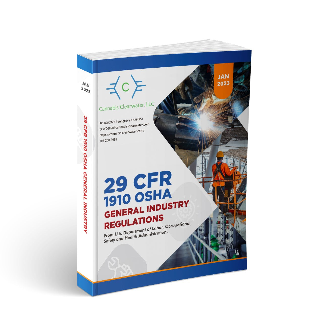 OSHA 1910 General Industry January 2023 Book - Cannabis Clearwater